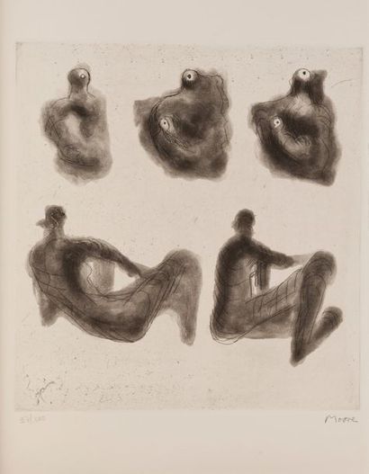 Francis BACON (1909-1992)
Peter Beard, 1976.
Eau-forte,...