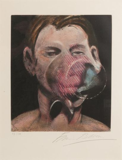 Francis BACON (1909-1992)
Peter Beard, 1976.
Eau-forte,...