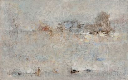 Abdelkader GUERMAZ (1919-1996)
Anti-temps.
Huile...