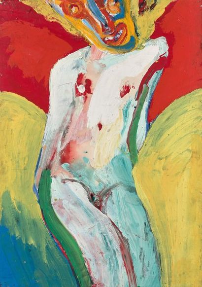 Bengt LINDSTRÖM (1925-2008)
Personnage assis.
Huile...