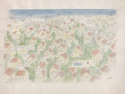 Jean Jacques SEMPE (1932)
Vue d'en haut.
Mine...