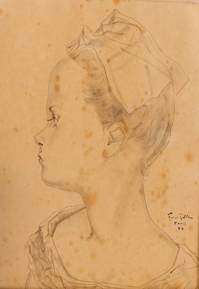 Leonard Tsuguharu FOUJITA (1886-1968)
Jeune...