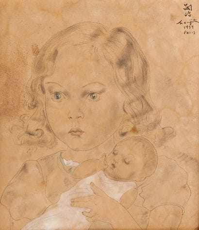 Leonard Tsuguharu FOUJITA (1886-1968)
Jeune...