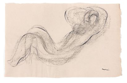 Jean FAUTRIER (1898-1964)
Nu allongé, circa...