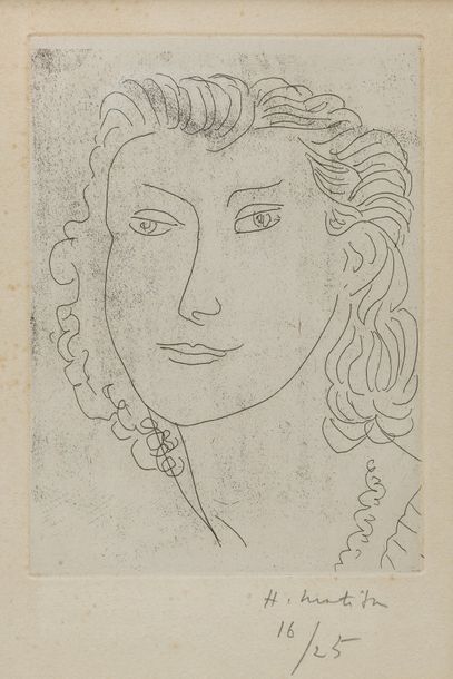 Henri MATISSE (1869-1954)
Visage de trois...