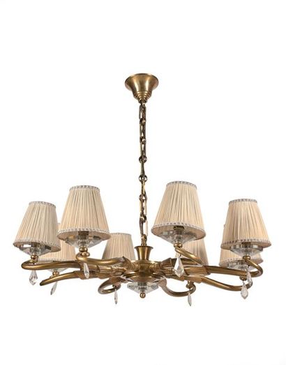 Jules LELEU (1883-1961)
Important lustre.
En...
