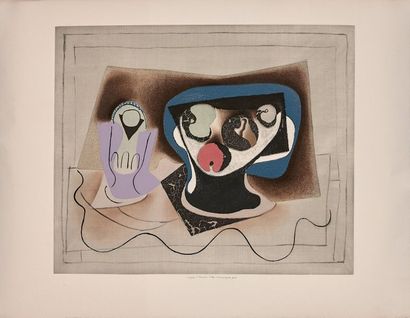 D'après Pablo PICASSO
Le verre d'absinthe,...