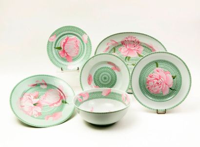 HERMES Paris
Made in France
Service en porcelaine...