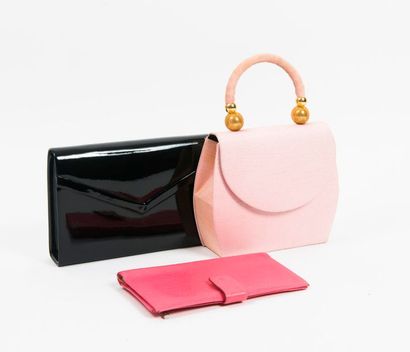 LONGCHAMP
Petit sac du soir rigide en tissu...