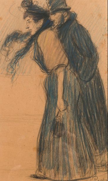 Fernand PIET (1869-1942)


Couple. 

Fusain...
