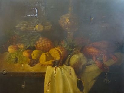 J. LORENTZ (XIXème) 


Nature morte au homard...