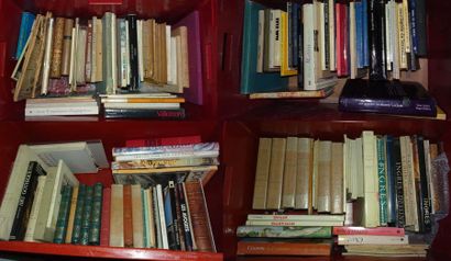 Quatre caisses de livres d'art, notamment...