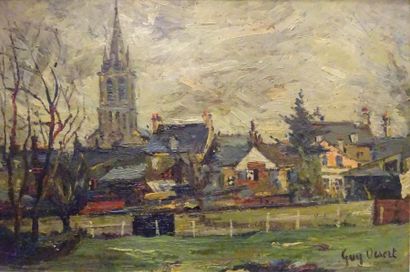 Guy DÉSERT (1923-2004)


Paysage au clocher....
