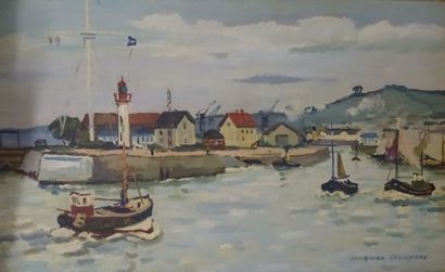 Jacques BOUYSSOU (1926-1997)


Vue de port,...