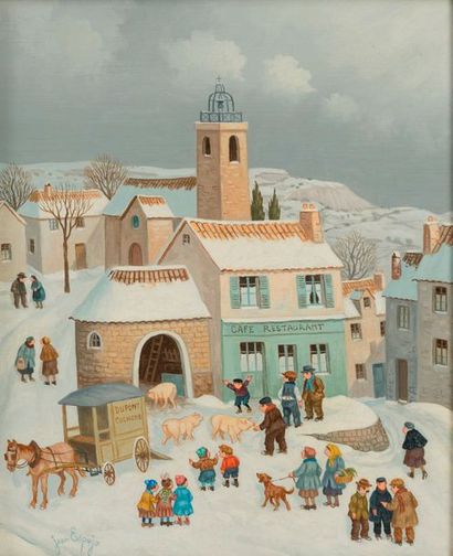 Jean ESPEJO (1931) 


Le marchand de cochons....
