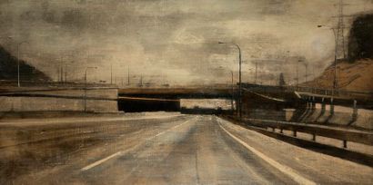 Alejandro QUINCOCES (1951) 


Paysage industriel...