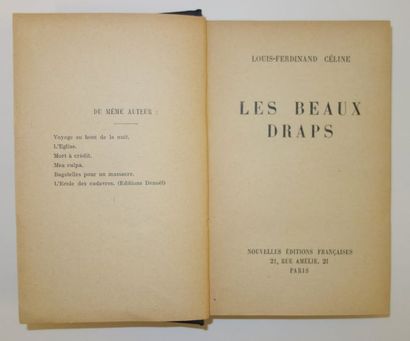 Louis-Ferdinand CELINE (1894-1961). 

Les...