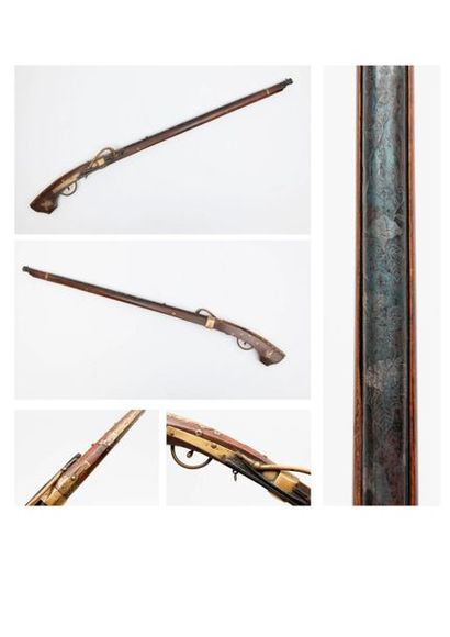JAPON, XIXème siècle


Long fusil, dit Tepo,

Platine...