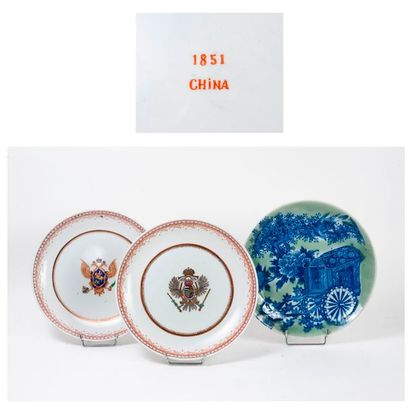 CHINE, XIXÈME SIÈCLE


Deux plats circulaires...