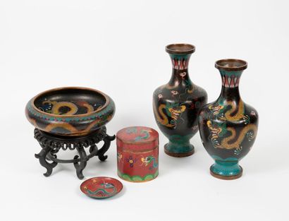 CHINE, XXème siècle


Ensemble de cinq objets...