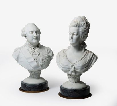 Bustes de Louis XVI à la Médaille de l'Ordre...