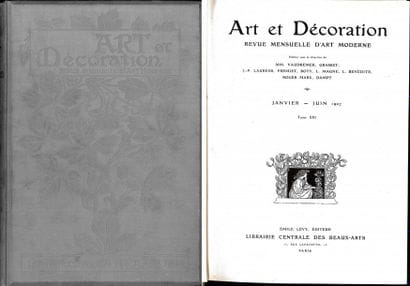 Art et Décoration, revue mensuelle d'Art...