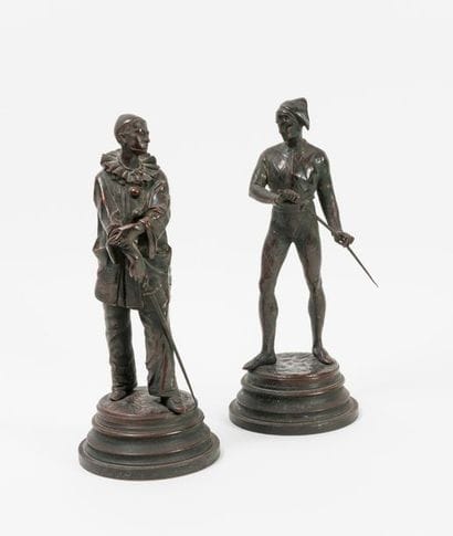 D'après LALOUETTE (1826-1883) 


Arlequin...