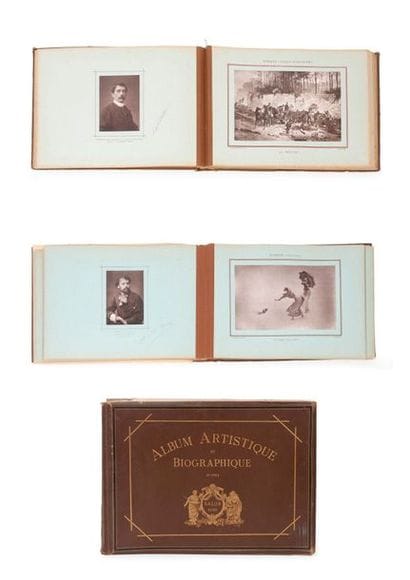 Deux Album Artistiques et Biographiques des...