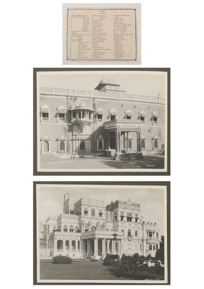 Album de photos d'Inde, dont palais du Maharaja...