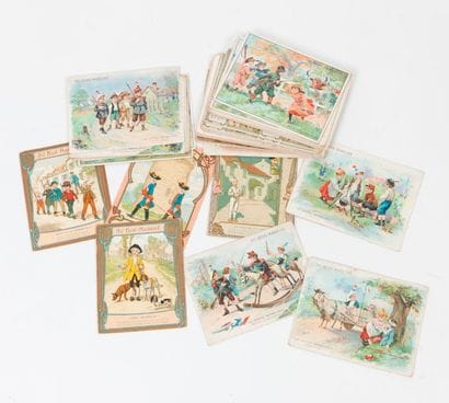 Série de cartes publicitaires 