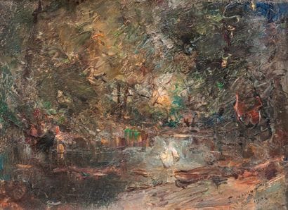 Émile NOIROT (1853-1924)


Paysage de sous-bois....