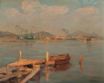 Jules RIBEAUCOURT (1866-1932)


Rade de Toulon.

Huile...