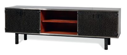 DANGEL Patrice (né en 1954)
Enfilade en inox...