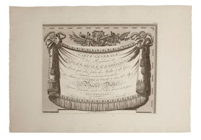 ITALIE - BACLER D'ALBE
Carte générale du...