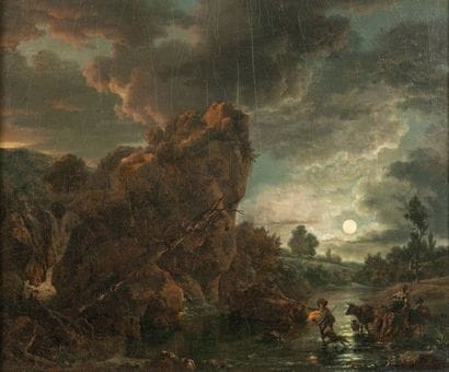 Ecole flamande de la fin du XVIIIème siècle,...