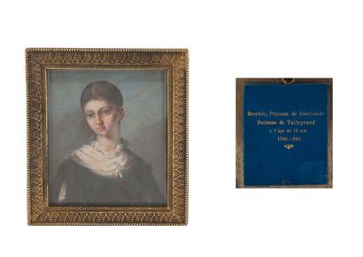 Ecole du début du XIXème siècle
Portrait...