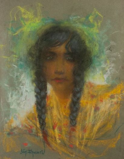 Lucien Levy-Dhurmer (1865-1953)
L'andalouse...