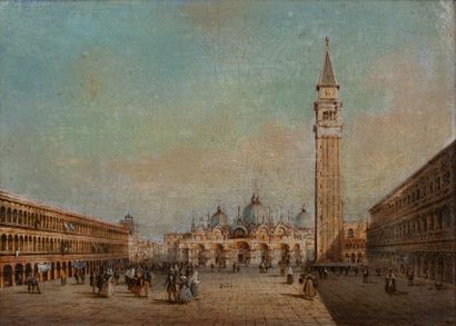 Carlo GRUBACS (1812-1870)
La place Saint-Marc,...