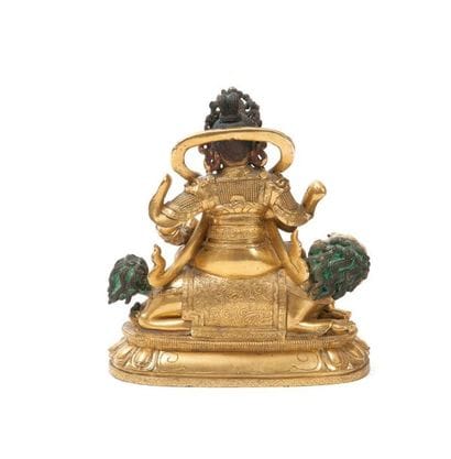 TIBET - XVIIIème siècle
Statuette en bronze...