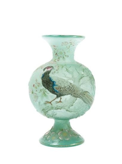 Émile GALLÉ (1846-1904)
Vase sur piédouche...