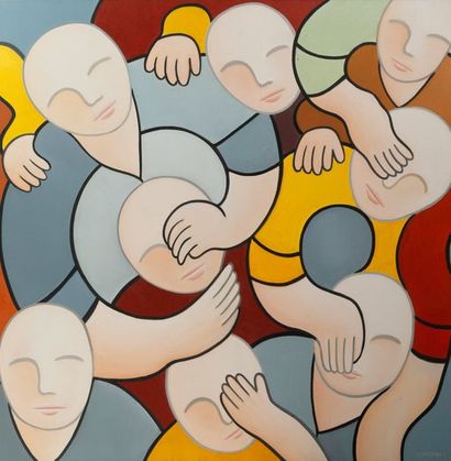 Bruno SCHIEPAN (1959)
Sans titre.
Huile sur...