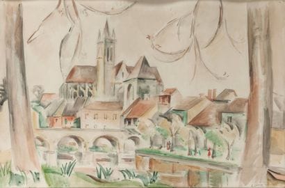André LHOTE (1885-1962)
Moret-sur-Loing,...