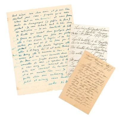 Maurice UTRILLO (1883-1955)
- Lettre autographe...