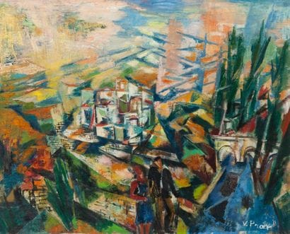 Valentine Henriette PRAX (1899-1981)
La rivière.
Huile...