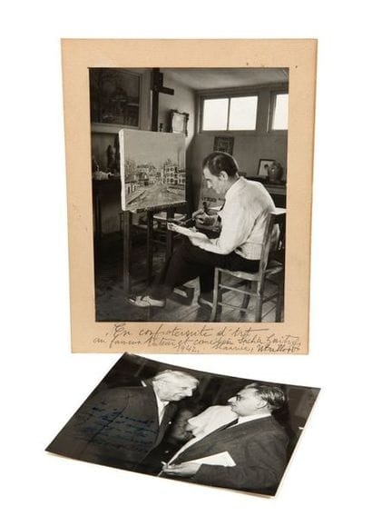 Ecole du XXème siècle
Maurice Utrillo devant...