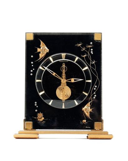 JAEGER LECOULTRE
Pendule, circa 1960.
Boîtier...