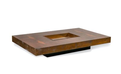 WILLY RIZZO (1928-2013)
Grande table basse.
En...