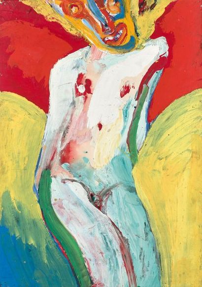 Bengt LINDSTRÖM (1925-2008)
Personnage assis.
Huile...