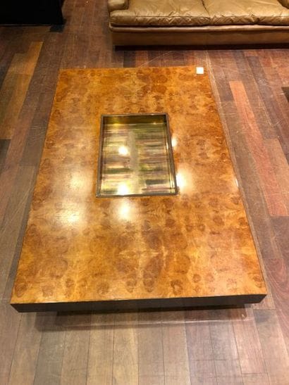 WILLY RIZZO (1928-2013)
Grande table basse,...