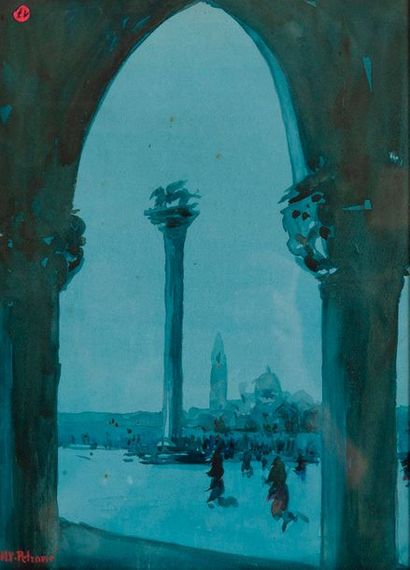 M.V PETROVIC (XXème siècle) 


Venise. 

Aquarelle...